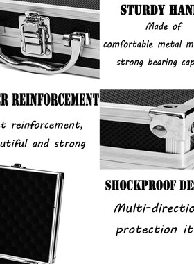 Portable New Toolbox Portable Aluminum Carry Case Tool Box S