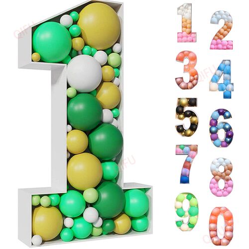 Giant Figure 1st 2nd 3rd Birthday Balloon Filling Box 16 18