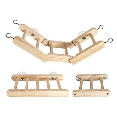 Bird Cage Ladder Folding Climbing Ladder Multi-purpose Beak