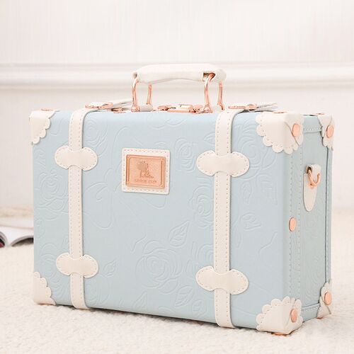 2023 new suitcase children girl cute small boarding cartoon