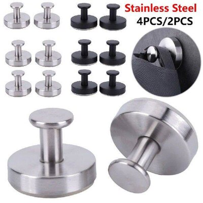4/2PC Vacuum Suction Cup Hook Shower Hooks Hanger No-Drill