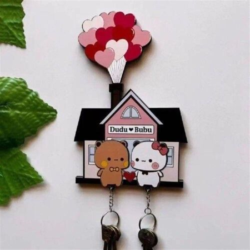 New Cute Wall Key Holder Cartoon Creative Bubu Dudu