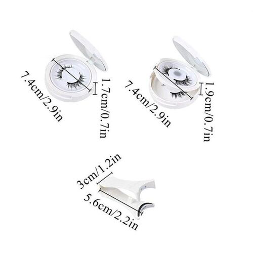 1 Pair Magnetic False Eyelashes 3D Makeup Eyelash Extension