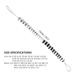 Screw Thread Gauge Bolt Size Nut Checker Portable Checking