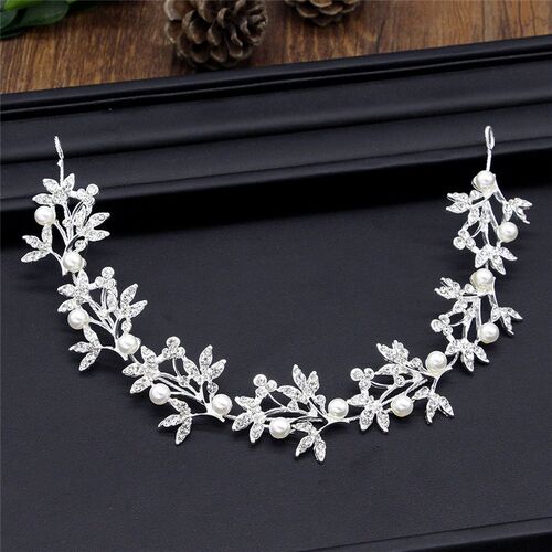 Leaf Headband Baroque Bridal Hairbands Crown Headpiece Headd
