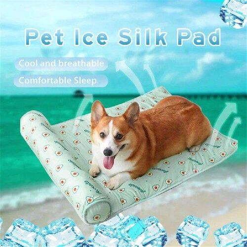 Summer Cooling Pet Cat Bed Cushion Ice Pad Dog Sleeping