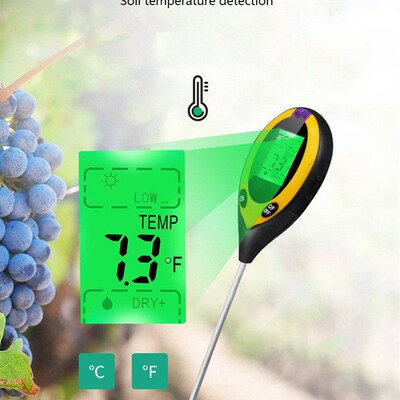 4 in 1 Soil PH Tester Moisture/Temp/Soil Testers PH Moisture