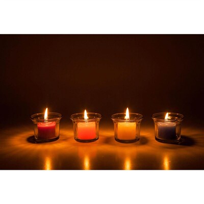 Romantic glass aromathrapy candl proposal birthday candll