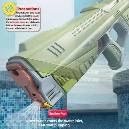 43cm Full Electric Automatic Water Storage Gun Toys Portable