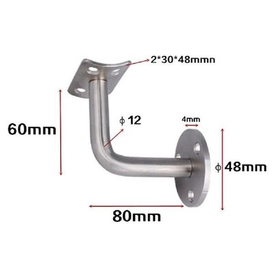 Brackets Stair Handrail Support Wall Home Mounting Rack
