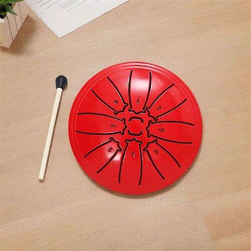 Compact 4 Inch 8 Note Steel Tongue Drum Percussion