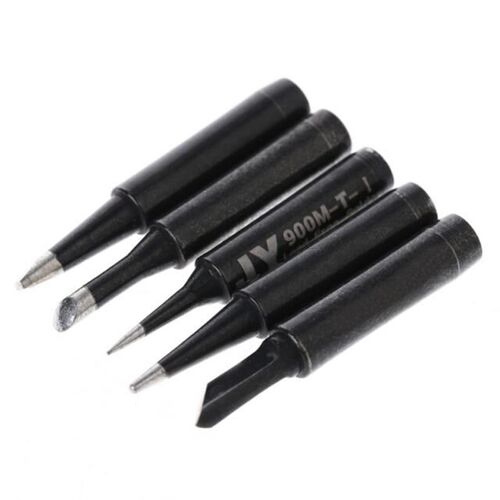 5Pcs Lead-Free Soldering Solder Iron Tips 900M-T 适用于 Hakk