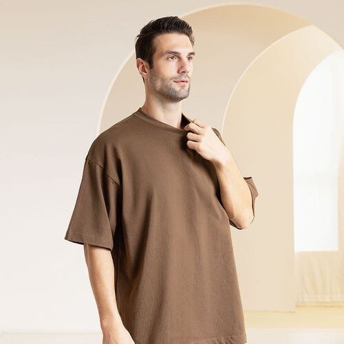 300g Heavy Cotton Oversize Large Shoulder Half Sleeve Mens