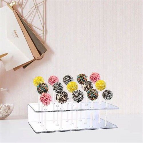 Cake Pop Holder Round Corner Lollipop Holder Acrylic