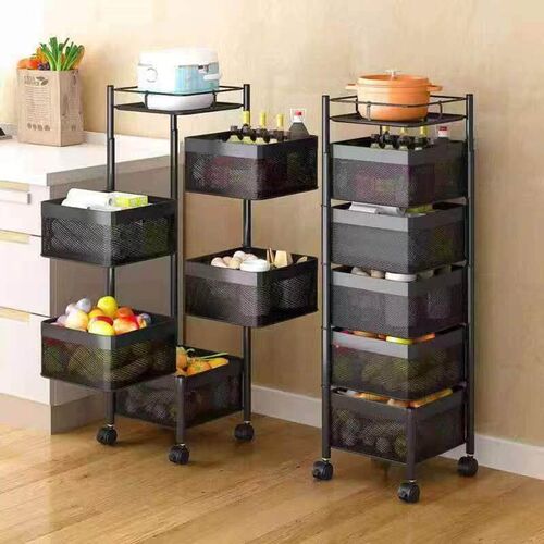 Kitchen vegetable shelving storage rack厨房蔬菜置物架客厅.