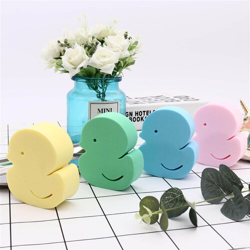 Cartoon PVA Bath Sponge for Children, Pain-free Bath Sponge,