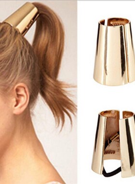 New Arrival Fashion Women Punk Gothic Fake Metal Hair Cuff t