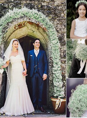 1/3/5pcs 52cm White Baby Breath Artificial Flowers Gypsophil