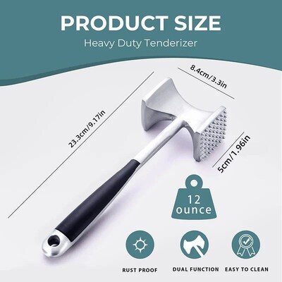 23cm Meat Tenderizer Hammer Steak Tenderizer Hammer Meat Loo