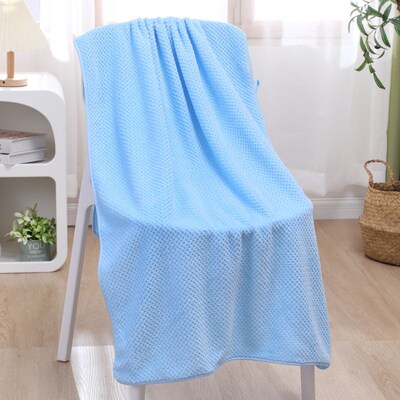 Pure Polyester Warp Knitted ral Fleece Pine Pie Towel Large