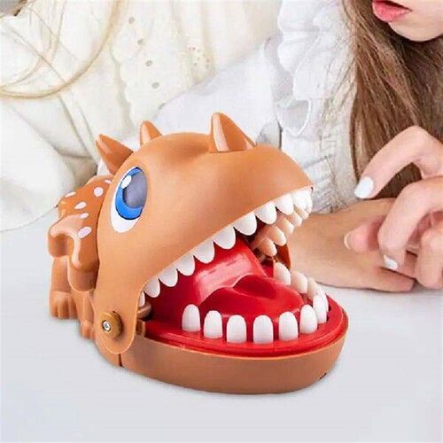 Dinosaur Teeth Toy Biting Finger Games Funny Triangle