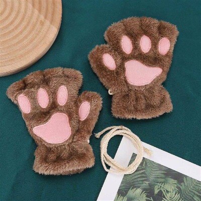 Cute Shape Winter Warm Gloves Skin-friendly and Comfortable