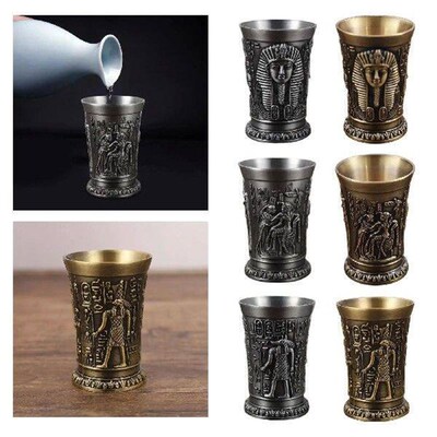 Glass, Vintage Drinkware Personalized Embossed Zinc Alloy
