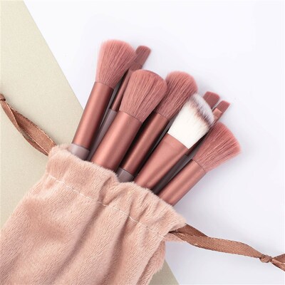 13pcs Makeup Brush Set Includes Perfect Soft Pouch,Premium
