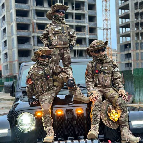 Childrens Camouflage Suit Boys Frog Suit Special Forces Pe