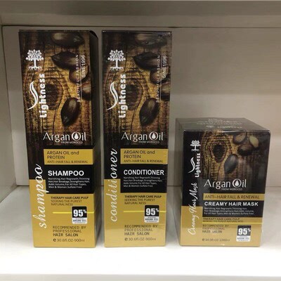 Moroccan Glycerin Shampoo conditioner  hair mask Agan oil洗