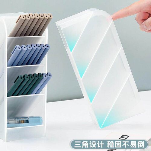 Creative and stylish slanted pencil holder and storage box r