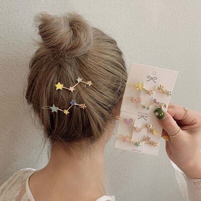 Frog Clip Girl Hairpin Headdress Sweet Hair Clip Bow Hair Cl