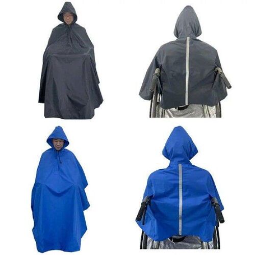 Reusable Wheelchair Waterproof Poncho Lightweight Packable