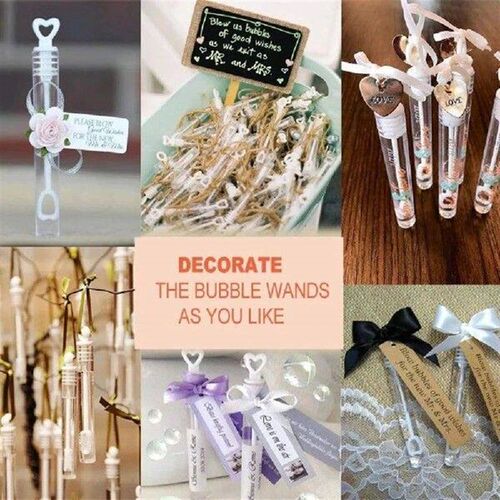 1/7Pcs Colorful Empty Bubble Soap Bottle Wedding Gifts For