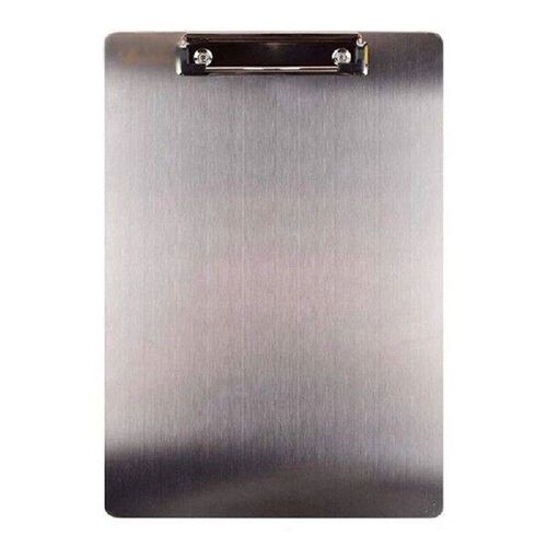 3X Metal Clipboard Folder A4 Stainless Steel Clip Board