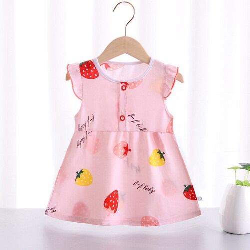 Girls Summer Dress Thin Cotton Silk Dress Girls Dress Chil