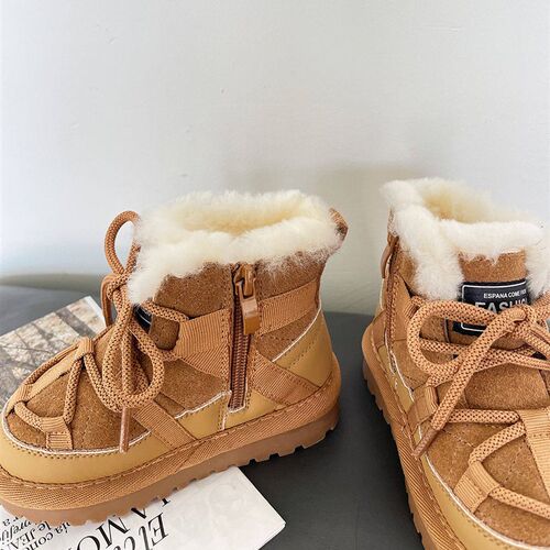 Size 15-30 Witer ew Childres Sow Boots Girls Childres So