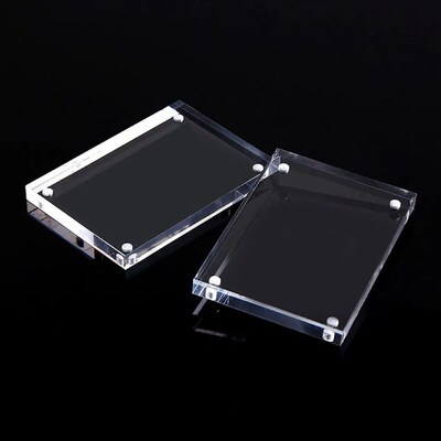 1 Pc Transparent Photo Frame Acrylic Magnetic Display Frame