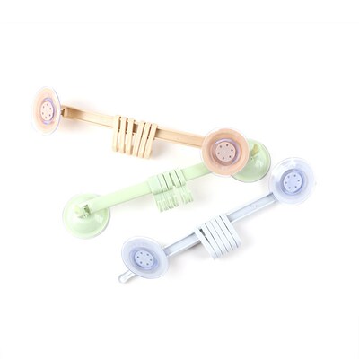 Adjustable Hook Rack Double Suction Cup Towel Rack Hanging S