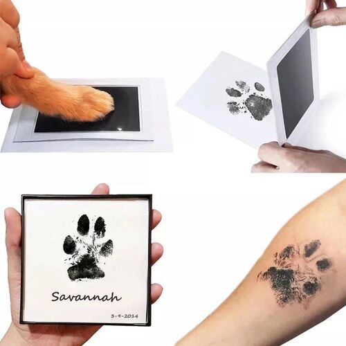 Pet Dog Footprint Handprint Pad Safe Non-toxic Printing Pad