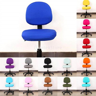 Office Computer Chair Cover Universal Rotate Desk Seat Cover