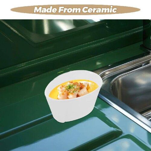 Ceramic Steamed Egg Bowl Noodle Serving Eating Microwaves