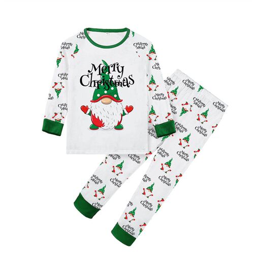 Parent child set, elderly printed parents sleeves, long