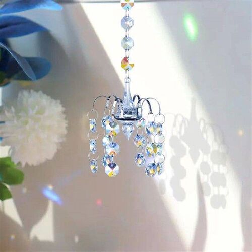 Crystal Pendant Crystal Catcher Chandelier Shaped Outdoor