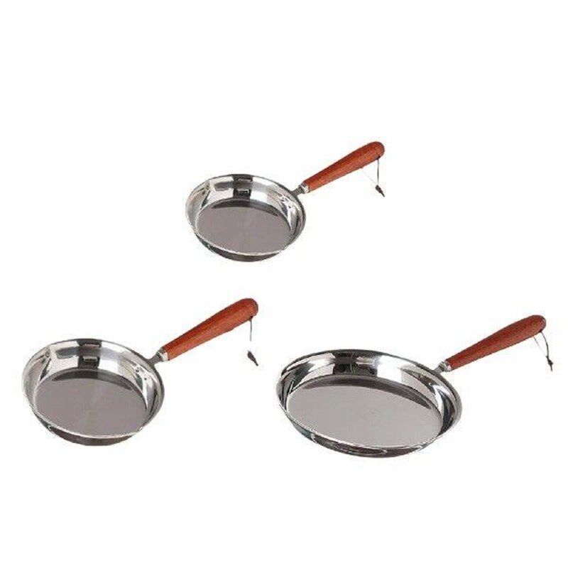 Frying Pan Metal Skillet Household Fry Pan Pancakes Pan - 实物图