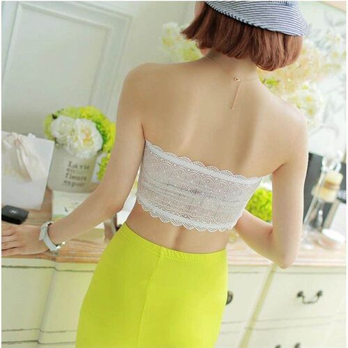 Lace thin anti-slip womens chest wrap, summer one-piece tub