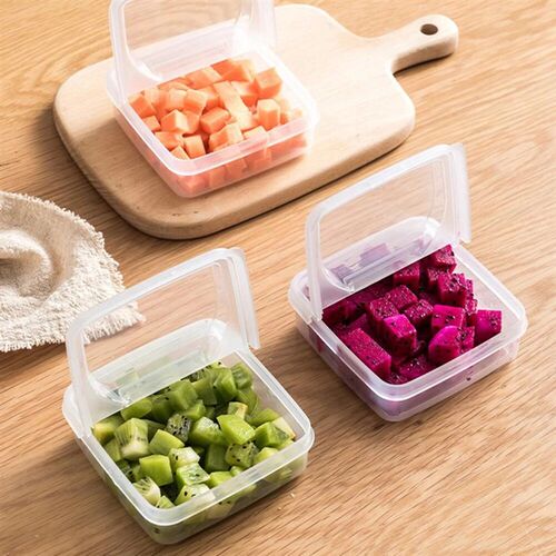 2PCS Butter Cheese Storage Box Portable Refrigerator Fruit V