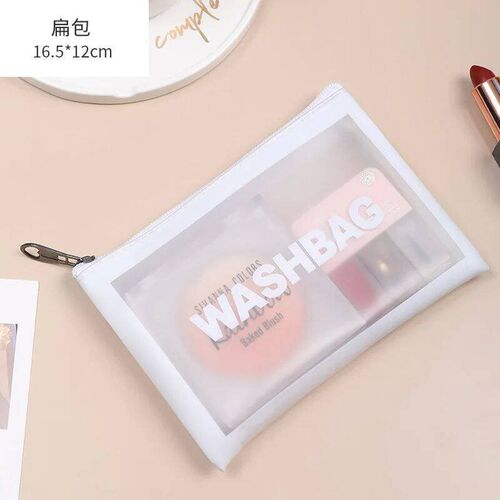 Women Travel Pink White Make Up Bags Girl Cosmetic Bag Makeu