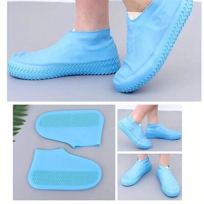2pc Waterproof Non-lip Silicone Shoe High Elatic Wear-reitan