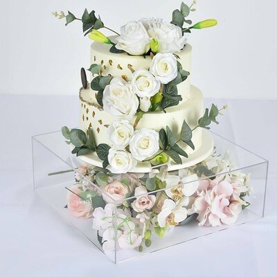 Acrylic Cake Display Board Square Round Cake Edge Smoother S